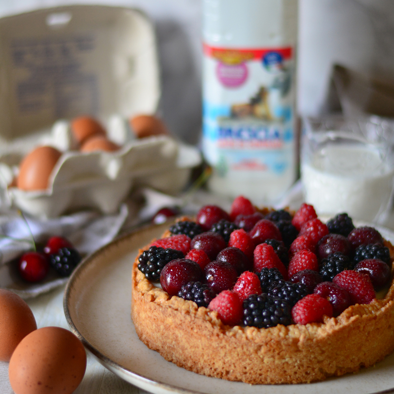 Crostata Panna cotta e Frutti di bosco